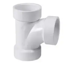 71140 4" SANITARY TEE PVC DWV