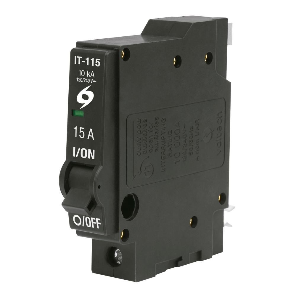 15A Single-Pole Circuit Breaker for Volteck Panels-