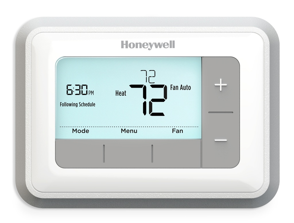 RTH7560E   The Honeywell HoMe  it is easy to configure and set your preferred heating and cooling selections.  the T5 7-Day Programmable Thermostat offers you a choice of how you want to schedule your comfort with 3 programming options including 7-Day, 5-2 Day and 1 Week programming.