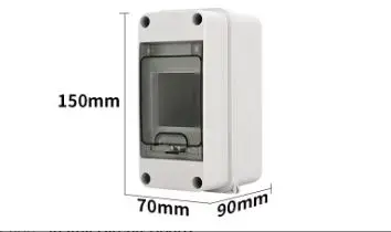 HT-2WAY  CE HT Series Outdoor Waterproof Dustproof ABS Plastic MCB Junction Distribution Box Electronics Instrument Enclosure