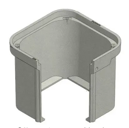 2424-24 T15   BOX CONCRETE 24''X24''X24'' T15