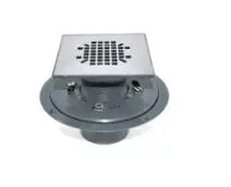 PD55-230TQ   PVC SQUARE SNAP IN SS STRAINER DOUBLE TEST PIUG INCLUDED 