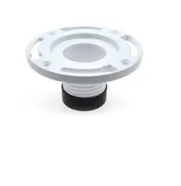 PC53-300  Everflow 3" Twist and Set Push-in Closet Flange w/ Plastic Ring Fits Inside DRAIN