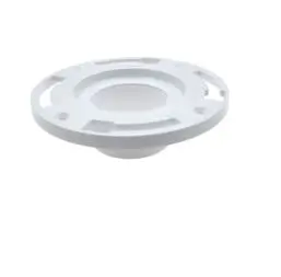 PC50-300  Everflow 3" PVC Closet Flange w/ Plastic Ring Open Fits Inside 3"DRAIN