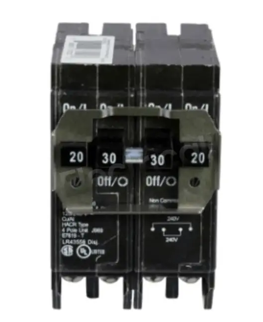 BRD220240 BQC220240  BREAKER 2P-20 2P-40A QUAR-D EATON