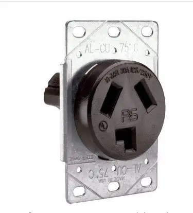 [3860] 30A 125/250V  10-30R P&S 3860 30Amp 125/250V Blade Receptacle 3P 3Wire Non-Grounding