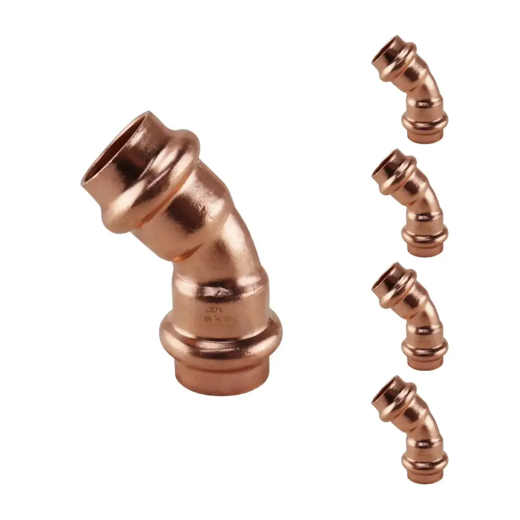 Press Elbow Fitting, 45°, 3/4 in (5-Pack)