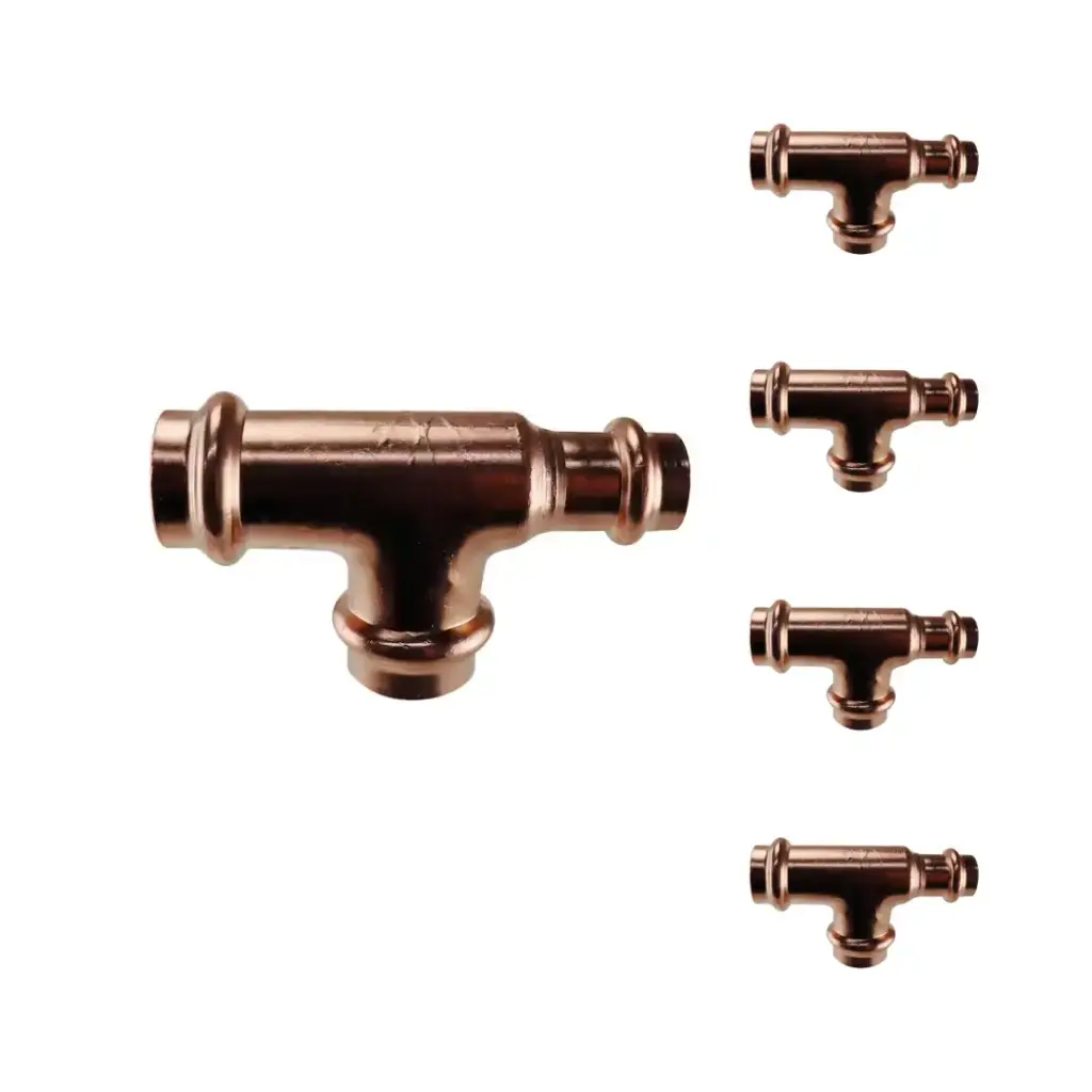 XPRT341234P5  TEE 3/4'' IN X 1/2'' IN X 3/4'' IN COPPER PRESS X PRESS X PRESS PRESSURE TEE (5-PACK)