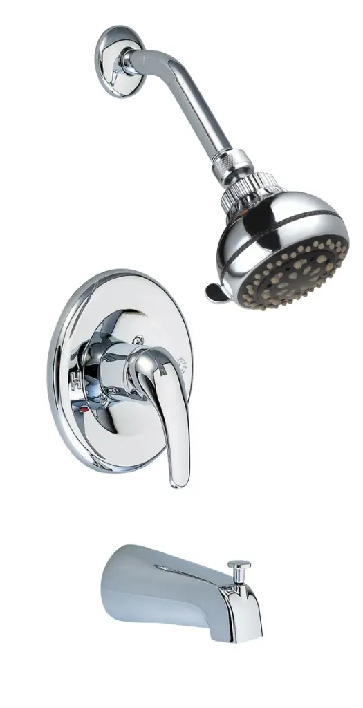 Pressure-Balanced Single-Handle Tub & Shower Faucet Set