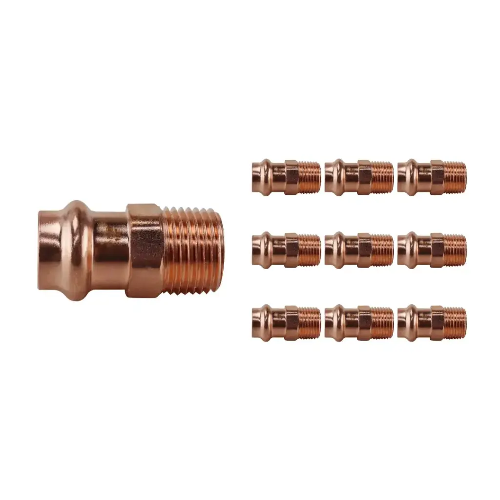 XPRMA12P10  1/2'' IN COPPER PRESS X MPT PRESSURE MALE ADAPTER  (10-PACK)