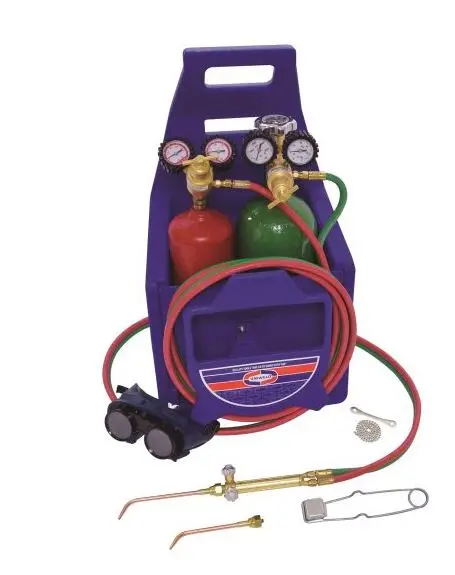 [KC100PT 82604] KC100PT 82604  Uniweld’s Basic Welding/Brazing Centurion Outfits are an economical, contractor-grade outfit with all the basic components for brazing and for welding. Easily portable for light to medium-duty jobs. KIT SOLDADURA 