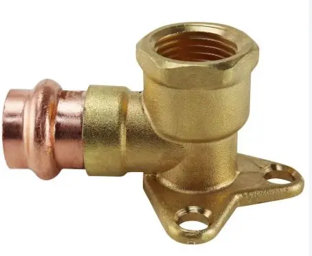 47398  3/4 IN X 3/4 IN COPPER 90 DEGREE PRESS X BRASS FPT DROP ELBOW 