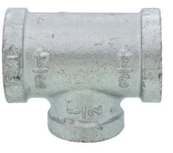 36420  TEE 1-1/2''X 1-1/2''X3/4'' GALVANICE