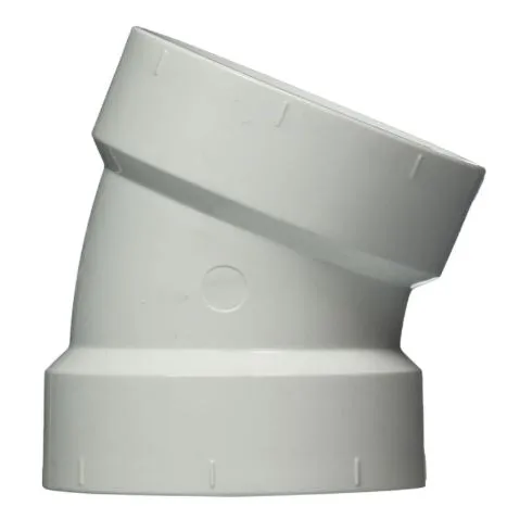 70820  2''  22-1/2  ELBOW PVC DWV