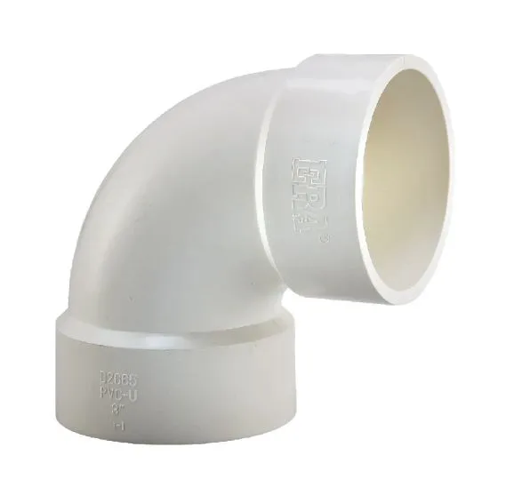 72840  4'' 90 ELBOW PVC DWV