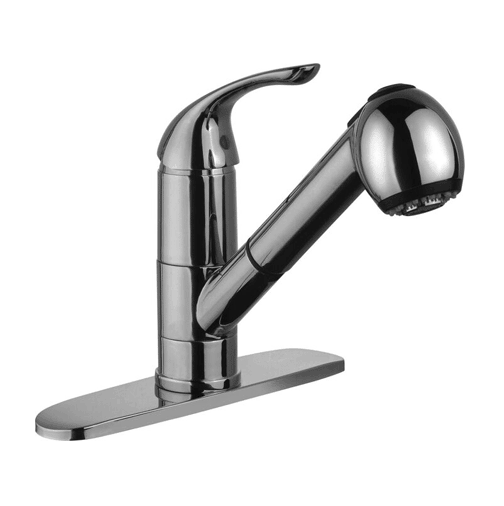 Single Handle Pull Kitchen Faucet 1 or 3 Hole