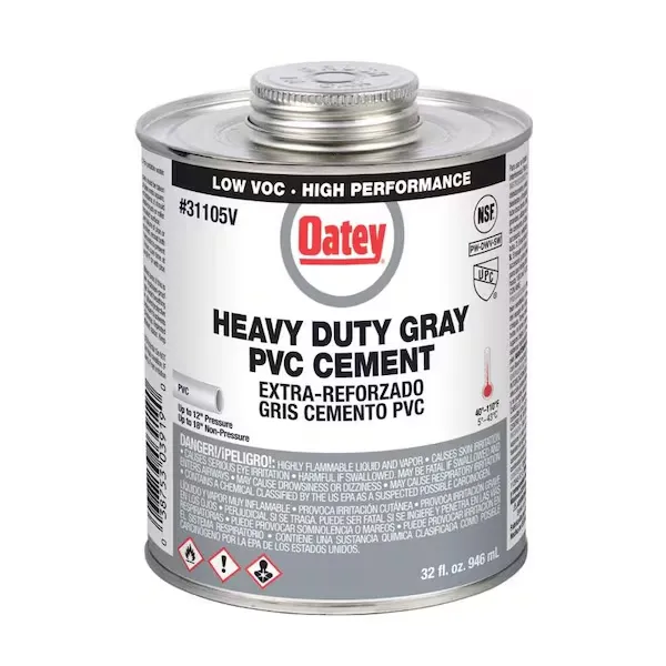 GLGAL-206 410136  GALLON DUTY PVC CEMENT GREY EZWELD