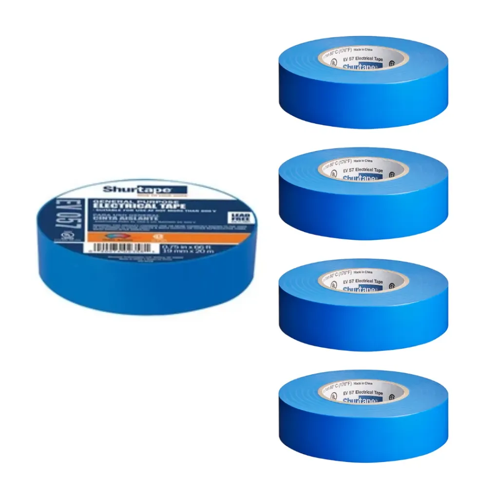[EV057BLUPK5] EV057PK 104808 GENERAL PURPOSE TAPE (BLUE, 5-PACK)
