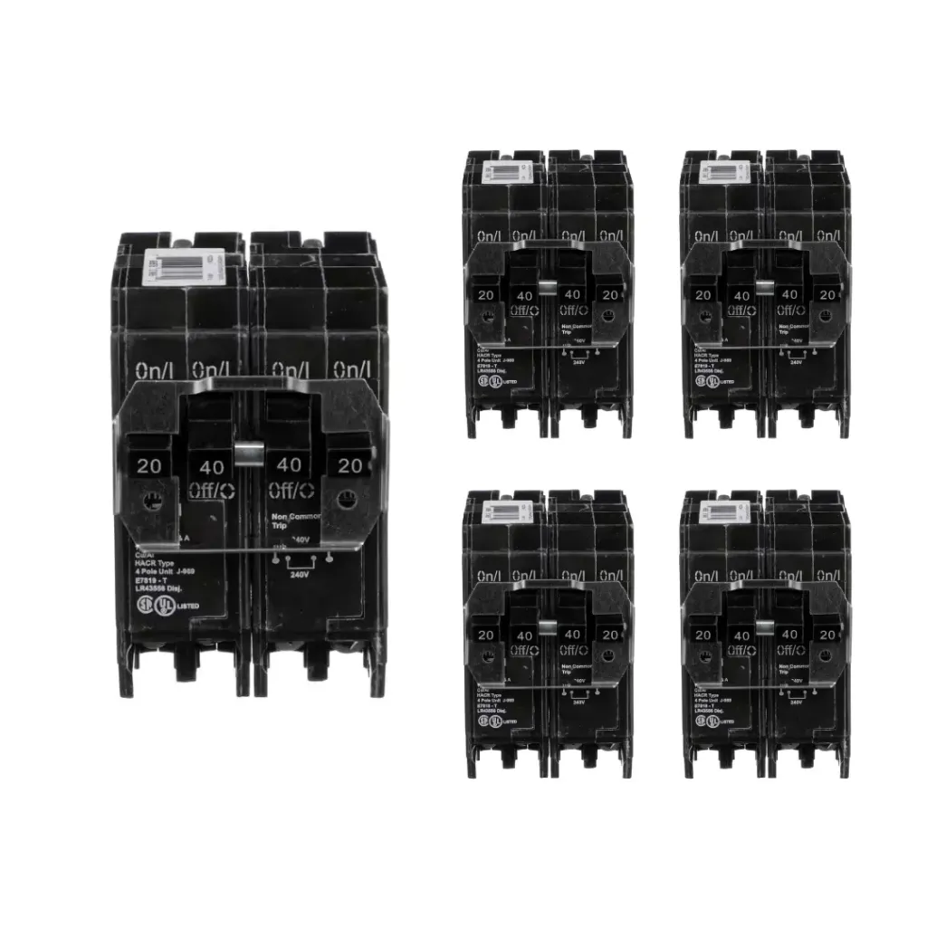 [BQ220240PK] BQ220240PK    BREAKER (1) 20A 2P (1) 40A 2P (5-Pack)