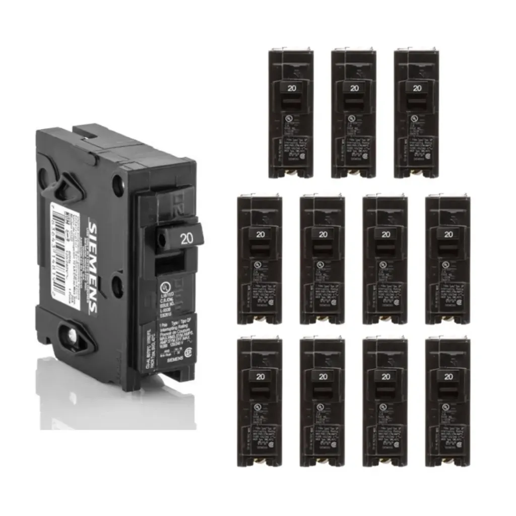 [Q120PK] Q120PK  BREAKER  Circuit Breaker – 20A, 1-Pole, 120/240V, Type QP, Plug-In SIEMENS (12-PACK)