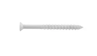 DFM2ELD420 1/4in. x 2-3/4in. UltraCon Plus Phillips Flat Trimfit Head - White (Box of 100) Dewalt SCREW TORNILLO VENTANA INPACTO