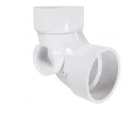 73131   3" X 3" X 1-1/2" / 2" 90° ELBOW W/ SIDE INLET