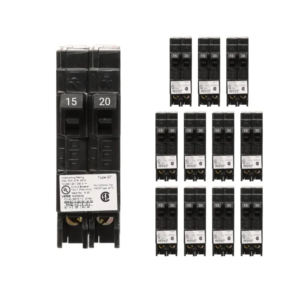 Q1520PK  BREAKER  TWIN  15/20A (12-PACK)
