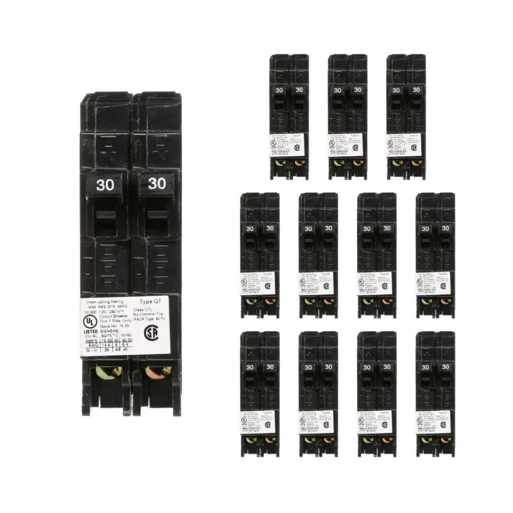Q3030PK  BREAKER  .30/30A.1P.QT.DUPLEX (12-PACK)