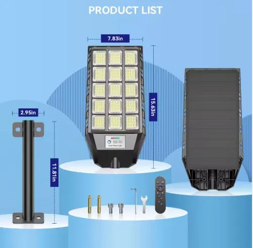 LA071  SOLAR STREET LIGHT TW015  Multi-Application Solar LED Street Light Outdoor Waterproof Motion Sensor Lighting for Street Garden Parking Lot Farm Warehouse