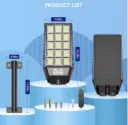 LA071  SOLAR STREET LIGHT TW015  Multi-Application Solar LED Street Light Outdoor Waterproof Motion Sensor Lighting for Street Garden Parking Lot Farm Warehouse