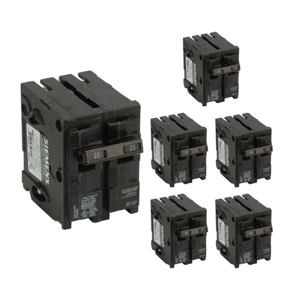 Q220PK  BREAKER .20A. Siemens (6-PACK)