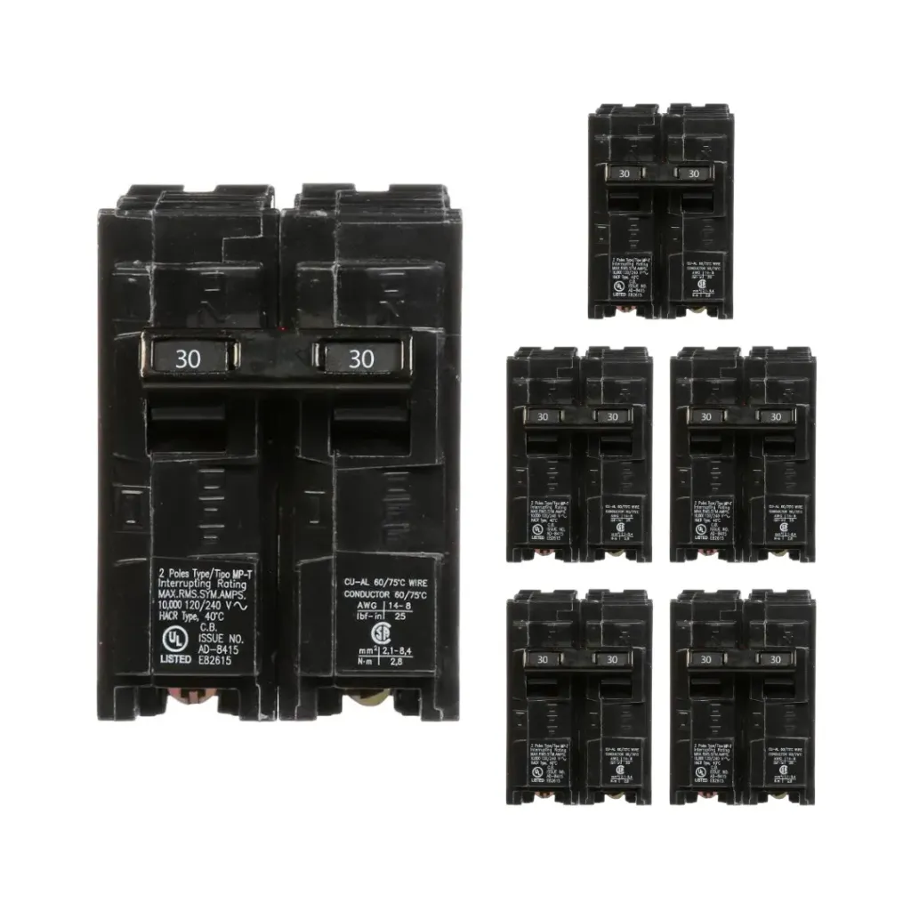 Q230PK   SIEMENS BREAKER  30 Amp Circuit Breaker Plug-In - 30 Amp - 2 Pole - 240 Volt SIEMENS (6-PACK)