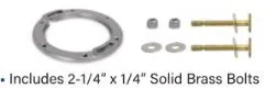 R1176  2PIECE SS CLOSWE FLANGE REPAIR RING SCREW