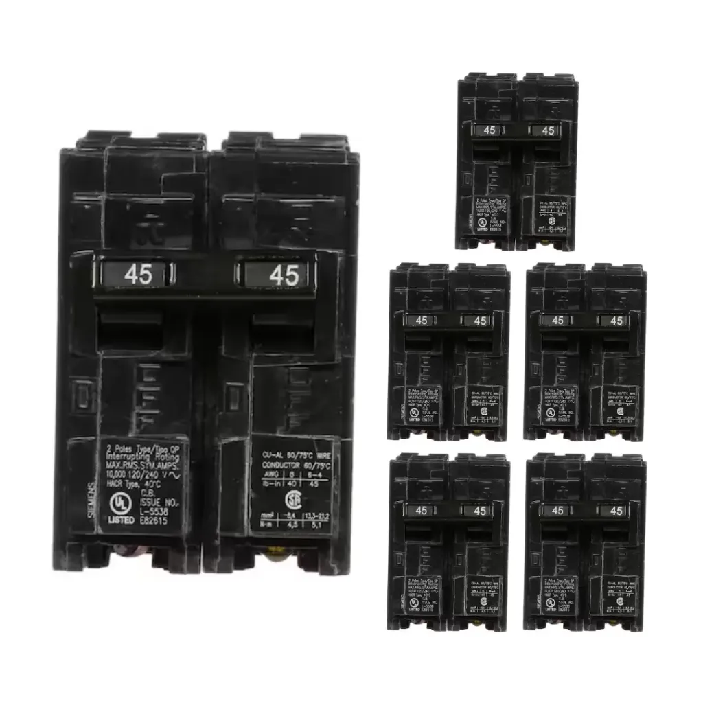 Q245PK  BREAKER .2P. 45A SIEMENS (6-PACK)