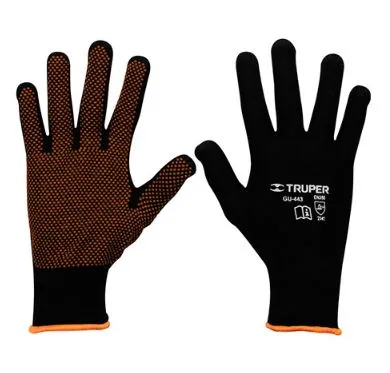 [12652] 12652   Nylon, non-skid gloves, large