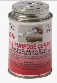 [07105] 07105  3 WAY PVC , CPVC , ABS CEMENT [CLEAR] -MEDIUM BODIED  1/4 PT