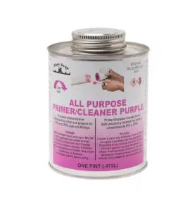 [08000] 08000  ALL PURPOSE PRIME  CLEANER [PURPLE] 1/4PT CPVC PVC