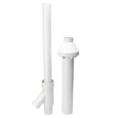 [200573] 200573  2'' Combustion air inlet cap Air inlet pipe Vent pipe Intake/vent concentric Y
