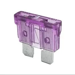 [204278] 204278  3A FUSE  COLOR Purple 32V  BOX QTY	5 Pcs FUSE