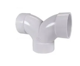 70736  3" 90° DOUBLE ELBOW PVC