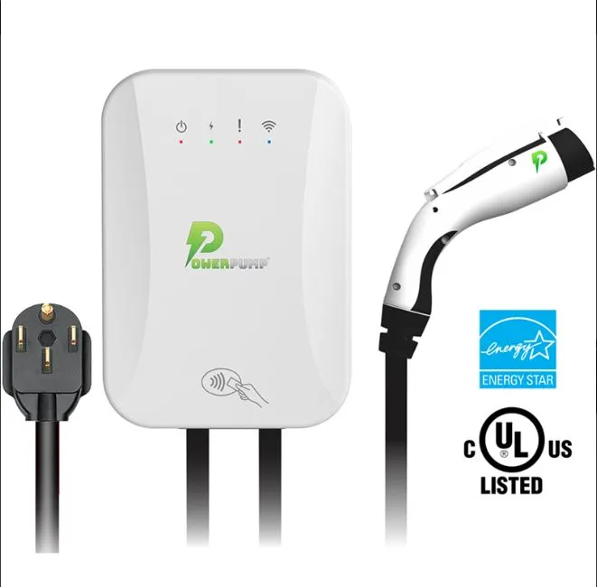 AC4500  Charging Station Adjustable Amperage delivering up to 10 kW 40 amps to any EV Standard J1772 connector that can charge any electric vehicle on the road.DOMESTIC
