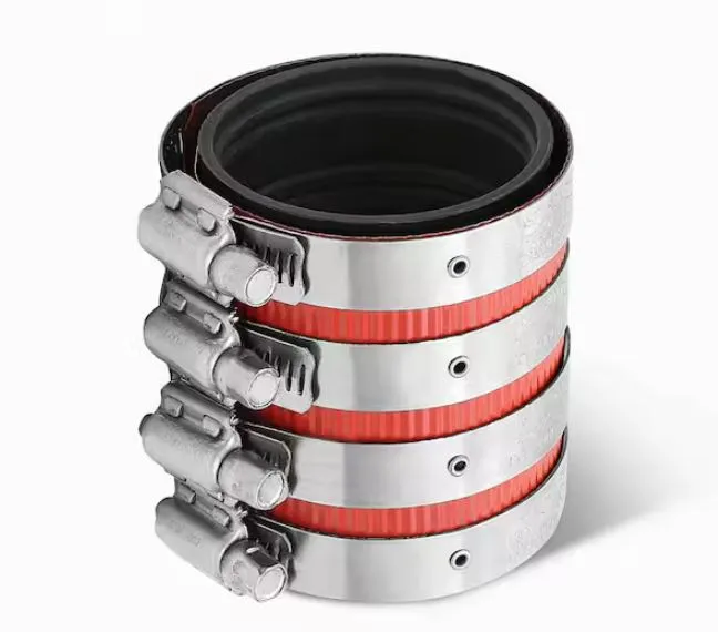 18969  2'' NO-HUB COUPLING & FLEXIBLE RUBBER COUPLING