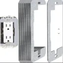 XA-WPS  Espaciador de placa de pared de metal para cajas eléctricas Dispositivo de ajuste al ras Placas de nivelación Espaciadores Nivelador
