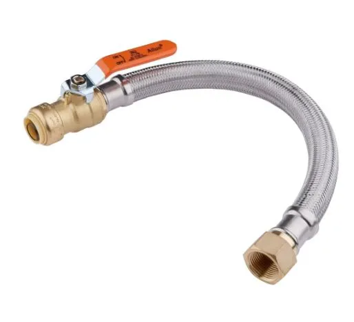 [38612] 38612  3/4''X 12'  PUSH-FIT X BRAIDED FLEXIBLE TUBE VALVE
