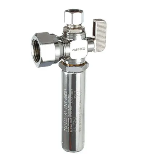 31389  1/2''COMP X 3/8'' OD ANGLE COMPRESSION VALVE WHIT WATER HAMMER ARRESTERS