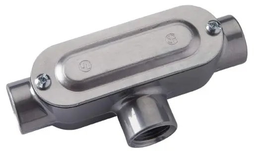 [T10CG] 4” Aluminum Conduit T Fitting – Type T Connector