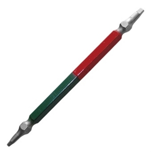[72124GR] 72124GR   #1 & #2 Double Ended Square Bit 4''