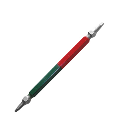 [72126GR] 72126GR   #1 & #2 Double Ended Square Bit 6''
