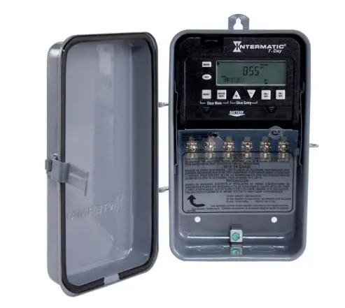 [ET1725CR] ET1725CR   7-Day 30-Amps 2XSPST OR DPST Electronic Time Switch, Clock Voltage 120-Volt-277-Volt NEMA 3R, Color