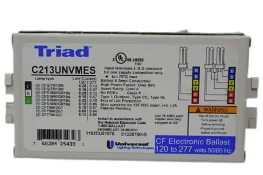[C213UNVSE] C213UNVSE 1,2X13W 4-PIN 120-277V ELECTR